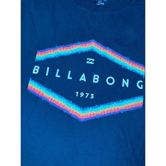 Billabong Entry Men’s T-shirt Navy Blue XL - Picture 3 of 4